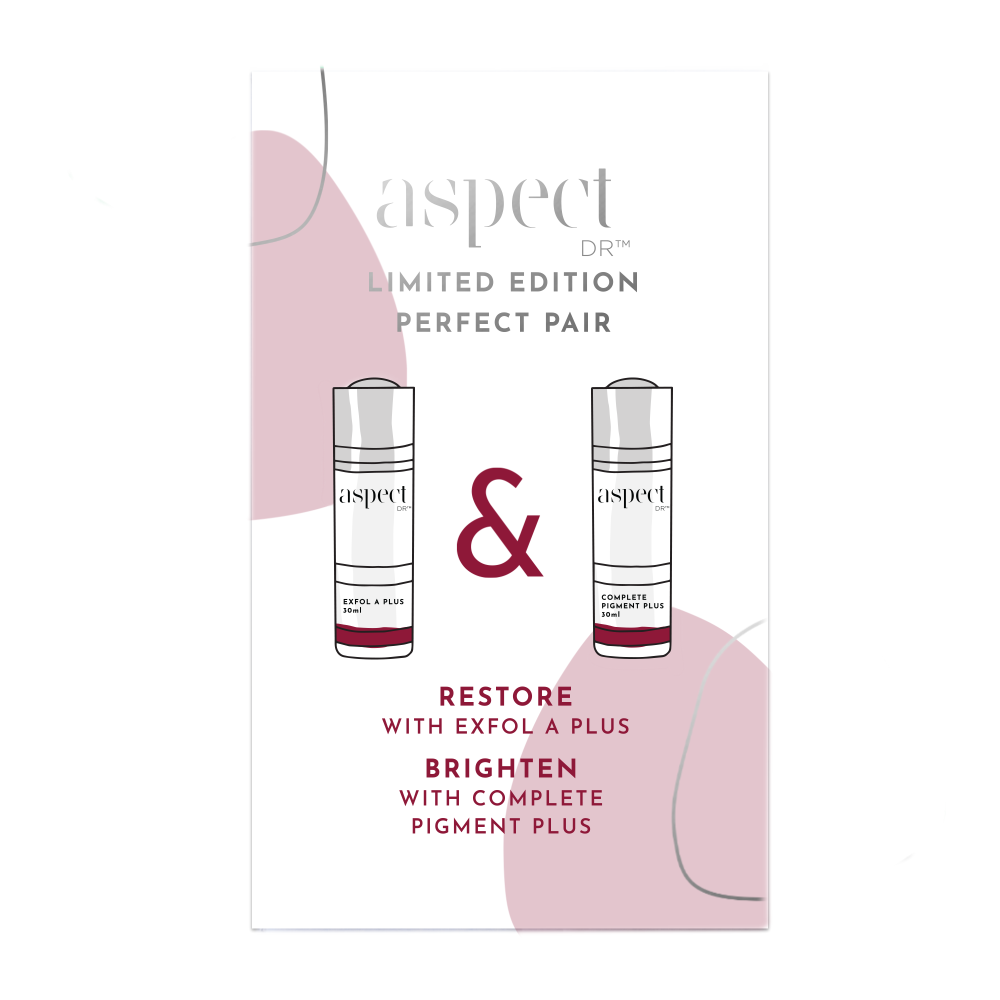 Aspect Dr Restore &amp; Brighten Perfect Pair LIMITED EDITION